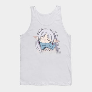 Cute Frieren Expression Tank Top